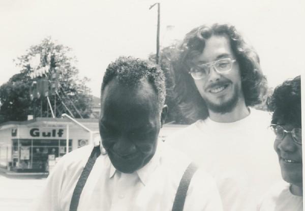 Rev Pearly Brown, Jim Pettigrew, and Christine Brown in Americus GA ca 1971. personal photo of Juana Haroldson